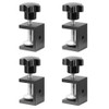 4pcs Heavy Duty C-Clamp, Wood Clamps, Metal Right Angle Clamps