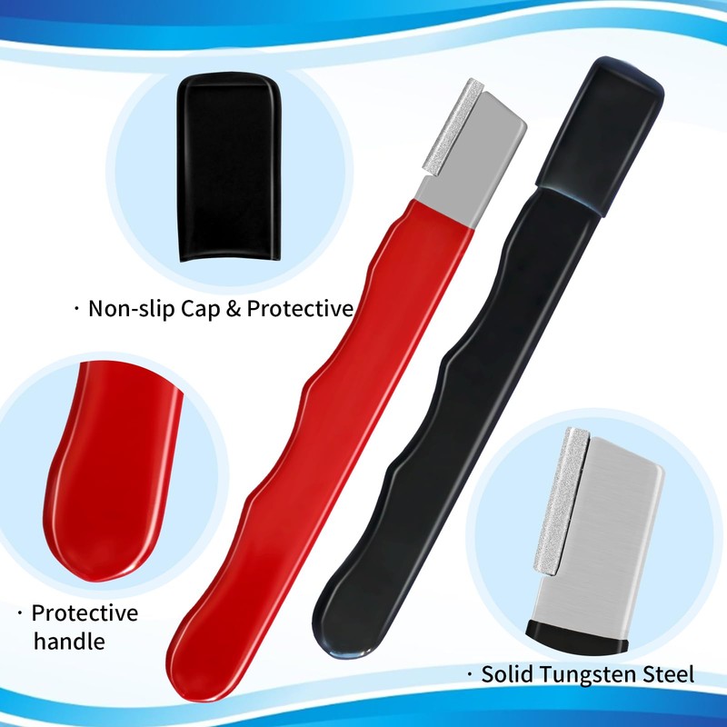 6 Pack Garden Tool Blade Sharpener Portable Blade Sharpener for