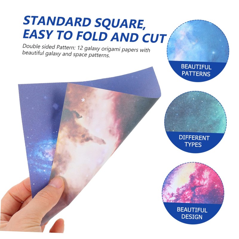 DOITOOL 100 Sheets Double Sided Origami Paper DIY Craft Paper