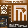 Lions Mane Mushroom Supplement 10,000mg - 120 Capsules Vegan High