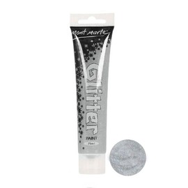 Montmartre Glitter Paint 75ml Silver 1P Toddler Art Play Glitter Paint Sensory Play Paint Glitter Glue / 몽마르뜨 반짝이 물감 75ml 은색 1P 유아 미술 놀이 글리터물감 오감놀이물감 반짝이풀