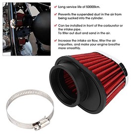 Filtro Aire Moto, Diseño Plástico Único Filtración Superior Filtro Reemplazo Alta Eficiencia para Conductores Urbanos y de Carretera