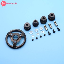 Mesimsple Steel Slash 2WD Spur Gear 56T 32P & Pinion Gear 16T 18T 19T 20T for 1/10 2wd Rustler Stampede Transmission Gears Upgrade Parts