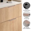 MOROBOR Finger Edge Pull, 8pcs Concealed Handle Modern Style Drawer