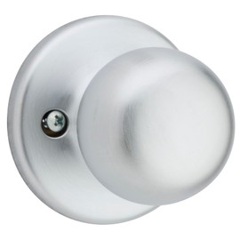 Weiser Fairfax Satin Chrome Door Knob, Non-turning Interior Door Handles/Dummy Knobs for Wardrobe, Closet Door & French Doors, Cabinet Handle/Cupboard Handles, Traditional Home Décor