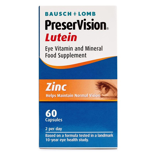 Preservision Bausch + Lomb PreserVision Lutein, 60 Capsules