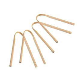 Crust Care Biodegradable Bamboo Tongue Scraper (4-Pack) – Natural Bamboo Tool for a Cleaner Tongue and Fresher Breath