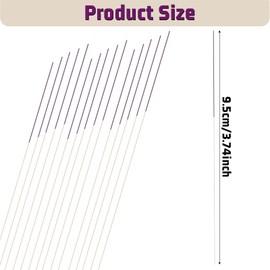 Gusruvti 180 Pcs Ear Piercing Cleaner Floss Disposable earring piercing hole cleaner, Ear Piercing Care Cleaning Line Tool, Earring Hole Cleaner Floss Odor Removal Ear Care（Purple）
