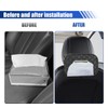 Large Car Tissue Holder for 300 Standard Tissues, PU Leather
