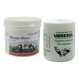 Balsamo Blanco Y Pomada Para Golpes Ubresol