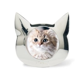 Coco Silver Cat Photo Frame, Interior Frame, Stylish, Silver, Cat, Pet, Cat