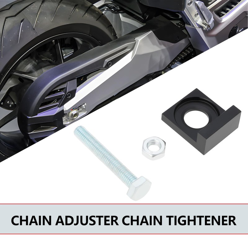 ECSiNG 2pcs 15mm Hole Diameter Motorcycle Chain Tensioner CNC Tensioner