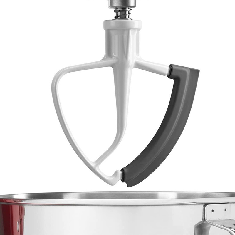 Flexible Flat Stirrer for Kitchen-Aid for 4-5 Quart Bowls, Flexible