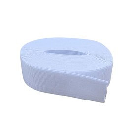 10 Meters Flat Elastic Band Rubber Band for Sewing Clothing Pants Accessories Stretch Belt Garment DIY Sewing Fabric (White,1.37" (35mm) x 10 Meters)