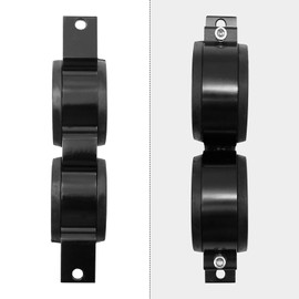 laffoonparts Billet Aluminum Dual Fuel Pump Clamp 70mm to 55mm Mounting Bracket Fit for 044 Bosch 380LP