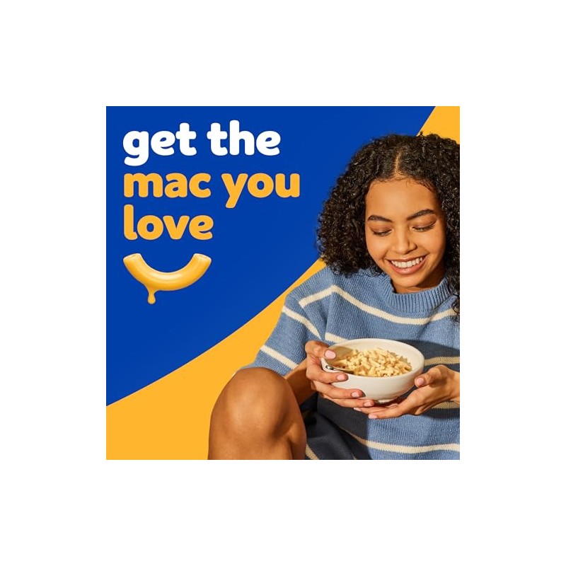 Kraft PowerMac Mac and Cheese, 1 Box, for Protein Easy