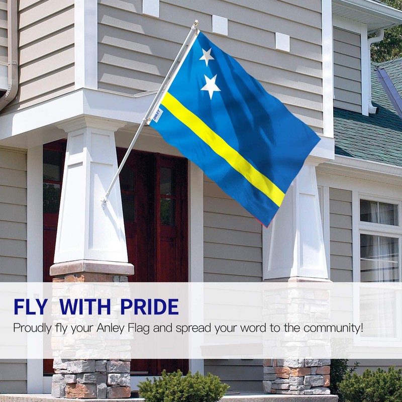 Anley Fly Breeze 3x5 Foot Curaçao Flag - Vivid Color