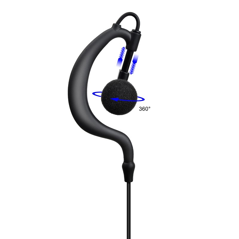 HYS ICOM / Midland Compatible Walkie Talkie Earphone Microphone Set