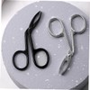 Baluue Stylish Eyebrow Tweezers 4pcs Set Curved Straight Scissors Precise