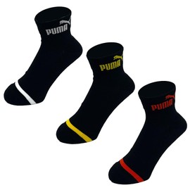 Iris Plaza Men's Socks, PU Socks, 6 Pair Set, 9.1 - 9.8 inches (23 - 25 cm), Black, 6 Pairs, black 6 pairs