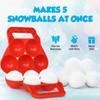 Slippery Racer 5 in 1 Snowball Maker, Red (RED)