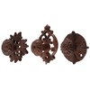 Esschert Design Pack of 2 Assorted Cast Iron Round Door