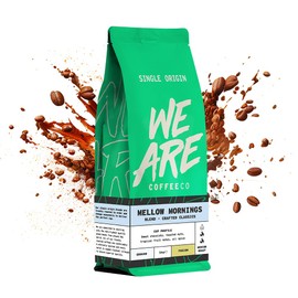 Coffee Ground, 1kg Bag Mellow Mornings Blend Espresso Ground Coffee, 100% Arabica & Robusta, Medium Roast Fresh Coffee, Single Origin (We Are Coffee Co)
