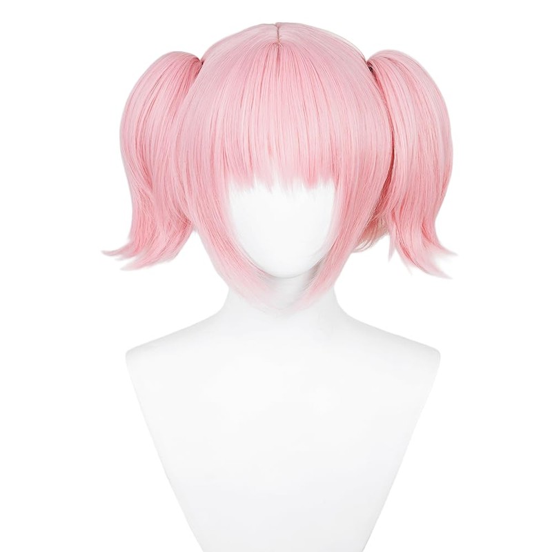 Pink Double Ponytail Magical Girl Cosplay Wig