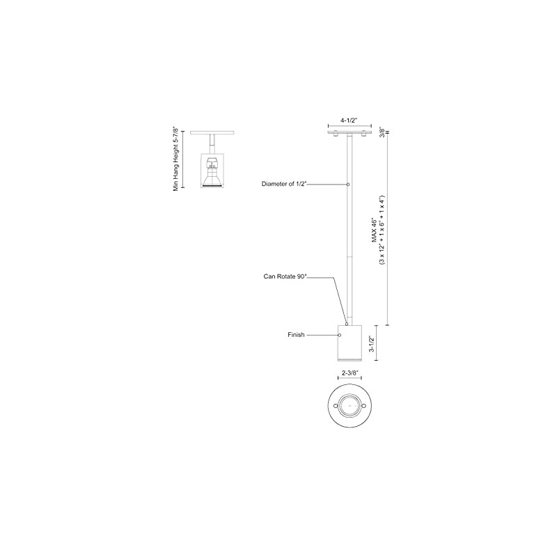 Kuzco Lighting 81711-WH Barclay Flush Mount, White