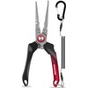 TRUSCEND Premium Fishing Pliers, Selected Saltwater Fishing Equipment, Tungsten Cutter,