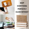 12 Pcs Natural Kitchen Sponge, Plant Based Non Scratch Scrub