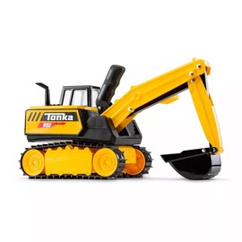 Tonka 6182 Mighty Excavator, Kids Construction Toys for Boys and Girls, Vehicle Toys for Creative Play Trucks for Children Aged 3 +, Yellow & Black