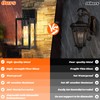 2-Pack Outdoor Lights for House, Waterproof Bronze Exterior Light Fixtures