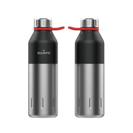 SUUNTO Stainless Steel Sports Water Bottle Black