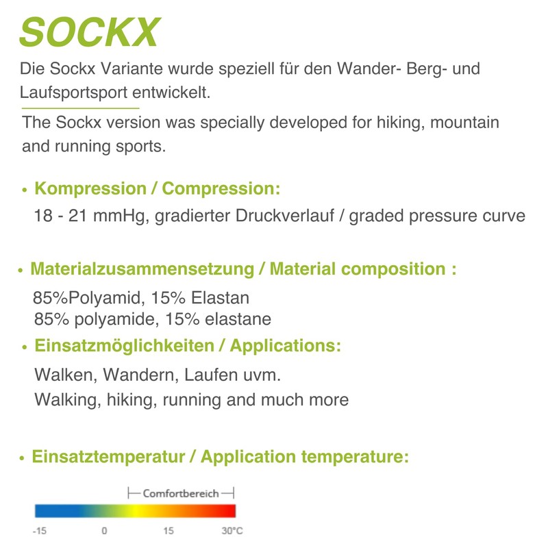 Sports Compression Socks 'Under Pressure Socks' – Highest Quality, Made