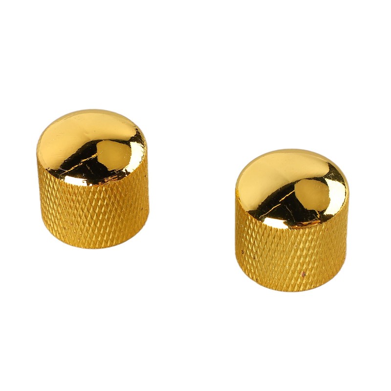 4Pcs Guitar Knob Metal Volume Tone Dome Control Knob Musical
