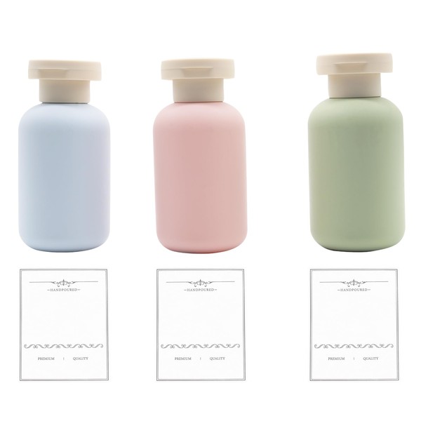 RHCXCYTJ Travel Shampoo Bottle,3.4oz Leak Proof Travel Bottle,Plastic Bottles with