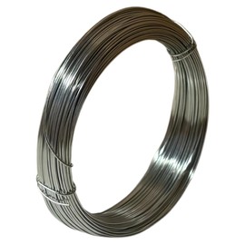22 Gauge Aluminium Craft Wire - 120 Feet & 0.64mm Thick - Silver