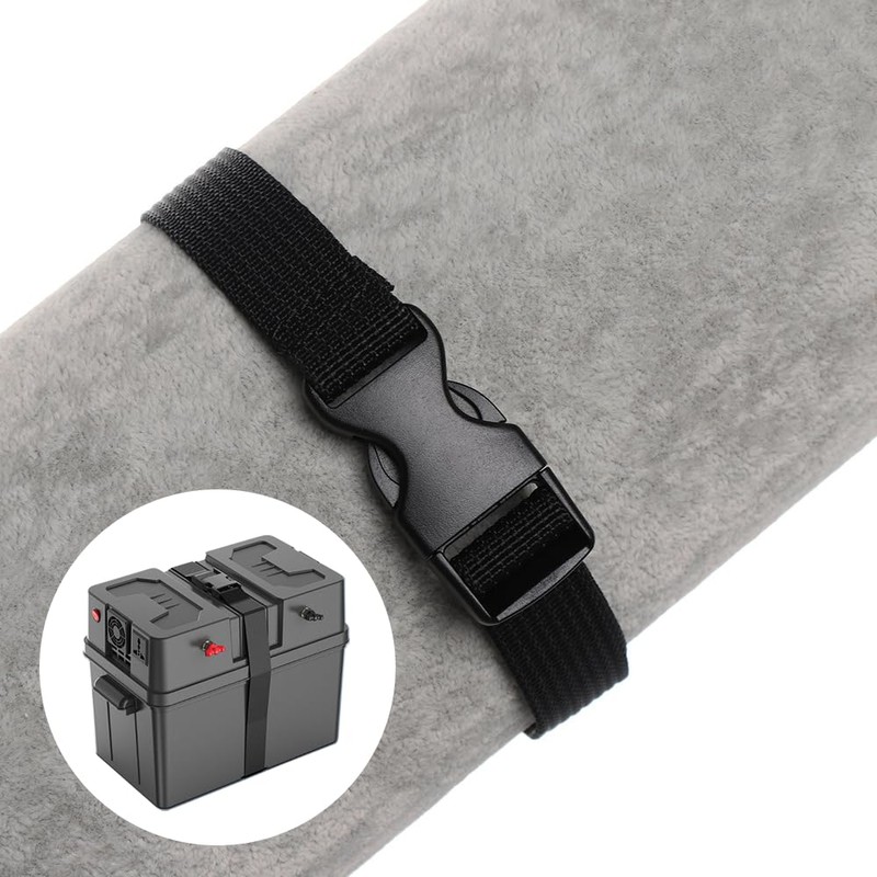 39 Inch Battery Hold Down Strap with Adjustable Buckle,Universal Car