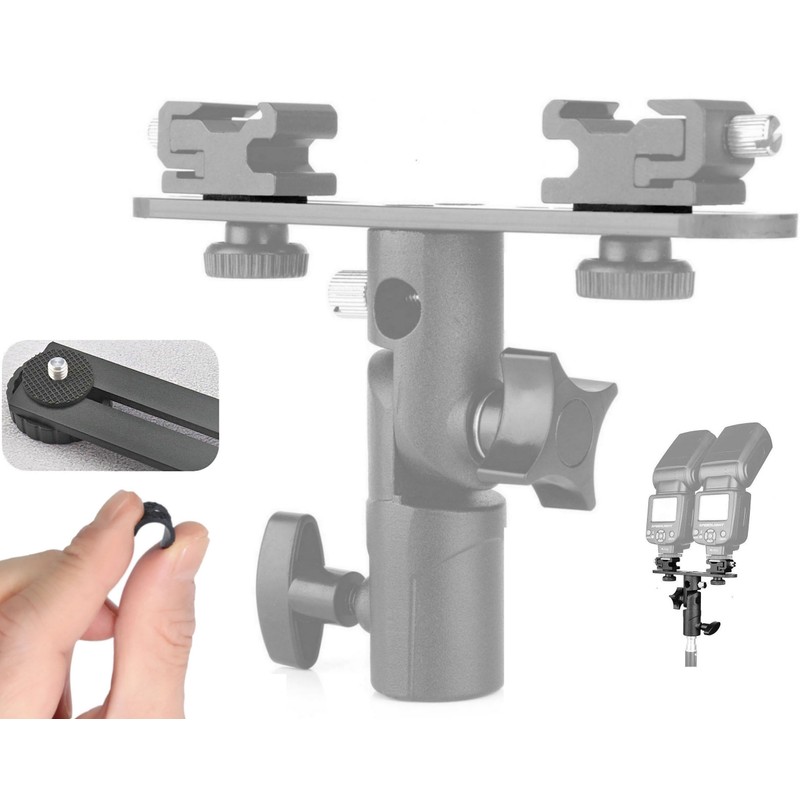1/4" Camera Screw Spacer Rubber Cushion Grip Fixing Pad Universal