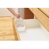Richell Totono N Dish Stand for Drawers, Mini, White