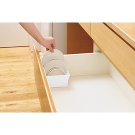 Richell Totono N Dish Stand for Drawers, Mini, White