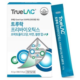 Truelock 트루락 프리바이오틱스 아연 유산균 4.5g 30포 1박스 TrueLock Prebiotics Zinc Probiotics 4.5g 30 packs per box