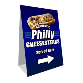 Vista Flags Philly Cheesesteaks Economy A-Frame Sign
