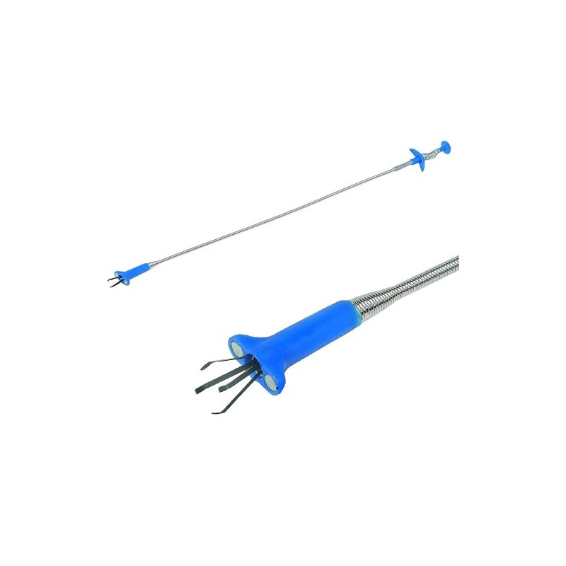 24" 2-in-1 Magnetic and Retractable Claw Pick-up Tool Lifting Building