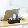 Ewingger 6 Pack Slim Plastic Storage Baskets, Small Desktop Baskets,