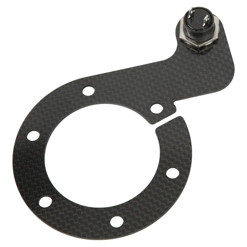 Steering Wheel Horn Button 6 Hole Carbon Fiber Comfortable Touch