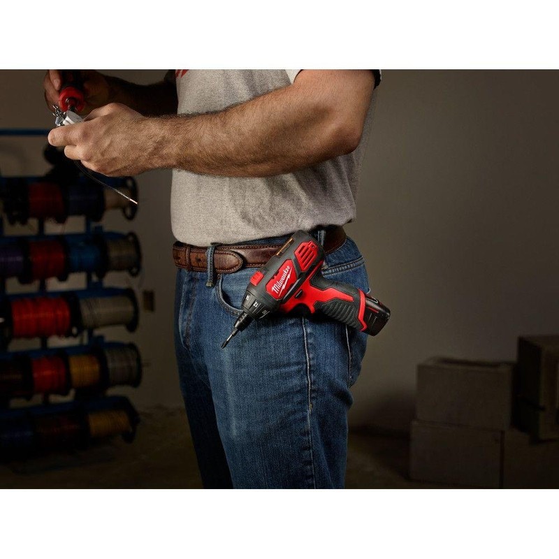 Milwaukee 2401-22 M12 12-Volt Lithium-Ion 1/4 in. Hex Cordless Screwdriver