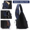 TurnWay Water-Proof Sling Backpack/Crossbody Bag/Shoulder Bag for Travel, Hiking, Cycling,