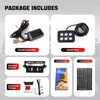 6 Gang Switch Panel with Automatic Dimmable On-Off LED Switch